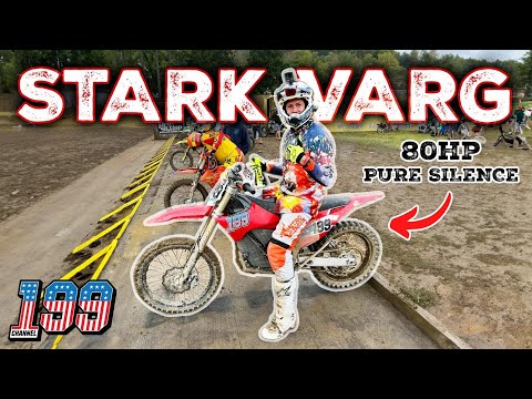 Travis Pastrana reviews ELECTRIC! Stark VARG Electric Dirt Bike Review