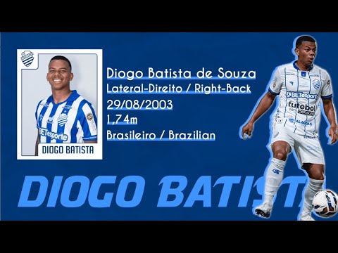 DIOGO BATISTA - Lateral Direito/Right Back (2003)