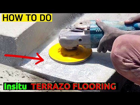 How to Cast Insitu TERAZZO FLOORING Process |What is Terrazo Flooring | Terrazzo Flooring Cost