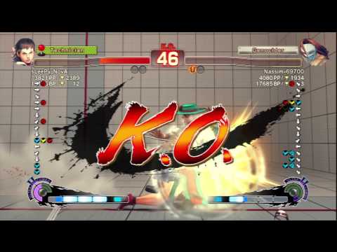 sLeePy_NovA (Chun Li) Vs Nassim-69700 (Vega) SSF4 AE Ranked Matches - PSN