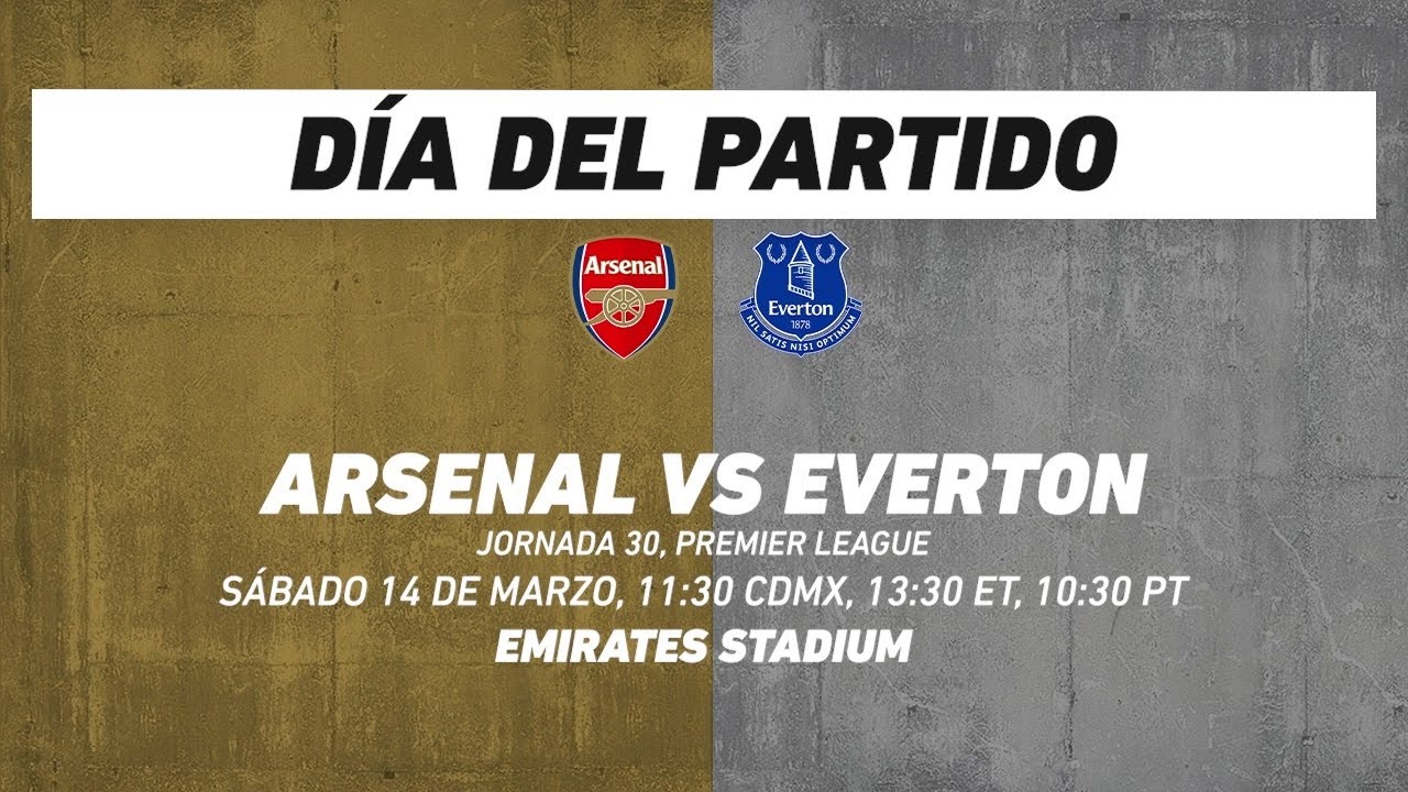 Arsenal vs Everton, frente a frente: Premier League