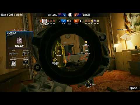 R6s apac pro league awesome clutches from outlaws gaming