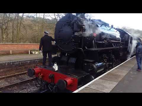 Churnet valley railway USA amazing world war 2 loco