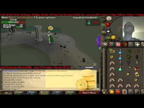 1 Def killing Zulrah for 4,000th kill!! - No pet :(