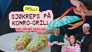 Grille sjøkreps? Og det grilles uansett vær!