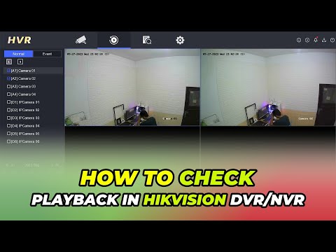 How To Check Playback In Hikvision DVR