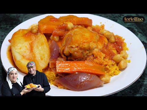 Authentic Tunisian Couscous with Chicken | Traditional Tunisian Recipe