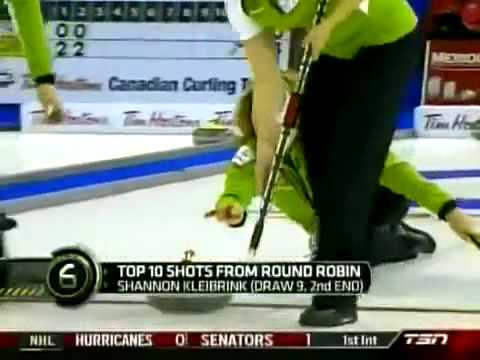 Top 10 Curling Shots   Roar of the Rings