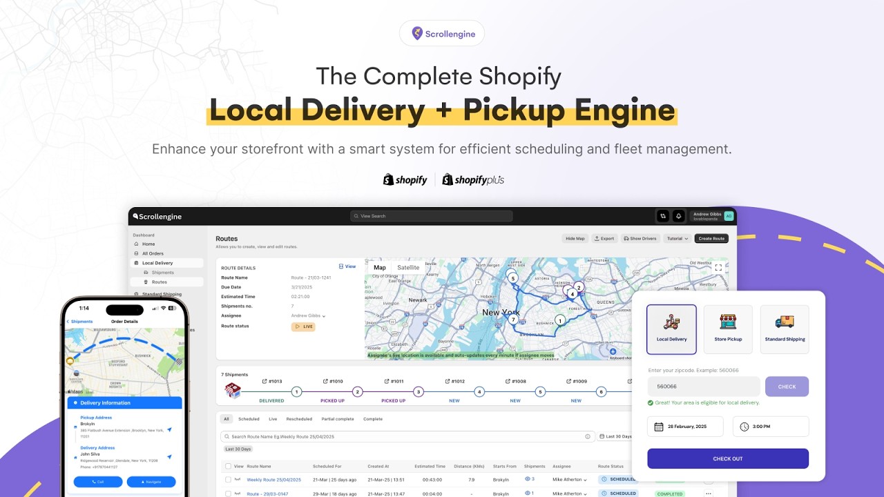 Local Delivery + Pickup Date:S Demo