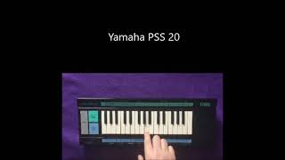 Video thumbnail for Yamaha PSS 20 Keyboard Demo - ALL the Sounds & Rhythms in 4 minutes ! by Howard J Foster