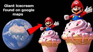 OMG 😳 world's largest icecream 🍦 found on google earth #googlemaps #earthsecret377