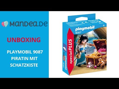 Playmobil special PLUS 9087 - Piratin mit Schatztruhe unboxing / auspacken [FullHD + Deutsch]