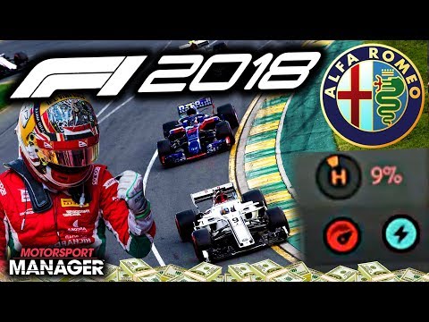 9% TYRE WEAR RISKY STRATEGY GAMBLE! - F1 2018 Alfa Romeo Manager Career Part 29
