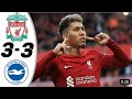 Liverpool vs Brighton 3-3 Highlights & All Goals | premier league highlights