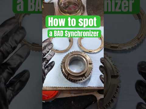 6 Speed Transmission Rebuild Tip: Synchronizer Wear Comparison