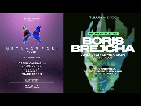 Zamna Tulum 🥳 Boris Brejcha 🥳 Metamorfosi: Joseph Capriati B2B Jamie Jones - Unforgettable Night!