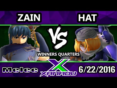 S@X 155 SSBM Winners Quarters - Zain (Marth) Vs. Hat (Sheik)