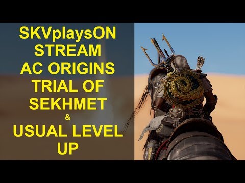 SKVplaysON - AC Origins - Stream, [ENG] PC Gameplay