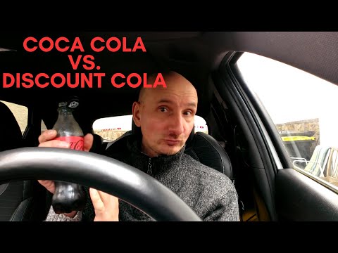 514- Vergleich COCA COLA vs. DISCOUNT COLA von Aldi und Lidl. Test mit den Zero Sugar Varianten.
