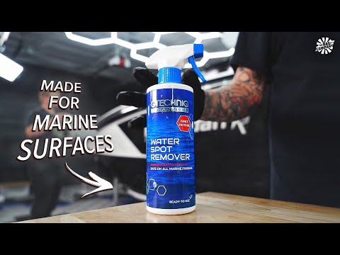Water Spots on a Boat? Remove them with THIS!! | GTECHNIQ MARINE