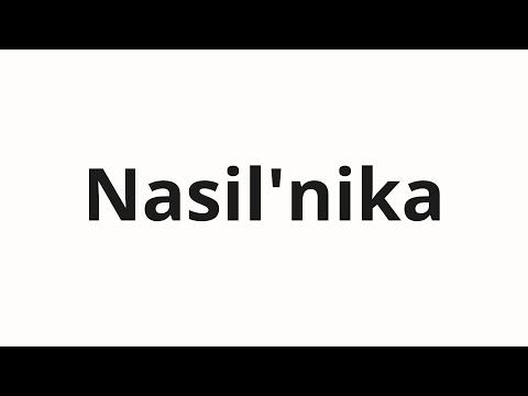 How to pronounce Nasil'nika | Насильника (The rapist in Russian)