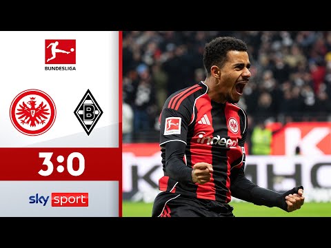 Rieras Heimdebüt geglückt! | Eintracht Frankfurt - Borussia M'gladbach | Highlights – Bundesliga