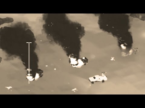 SPOOKY AC-130 Gunship Firing At Night Against Convoy In Iraq  - Arma 3 MilSim