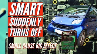 Smart suddenly turns off - small cause big effect SAM unit repair