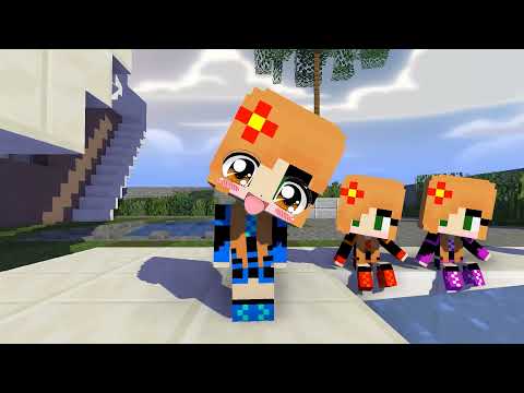 MONSTER SCHOOL :ALEX ELEMENT SISTERS MAGMA,STORM,ICE CHICKEN WING - MINECRAFT ANIMATION