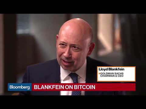 BITCOIN's Future! Bloomberg Interview with Goldman Sachs CEO