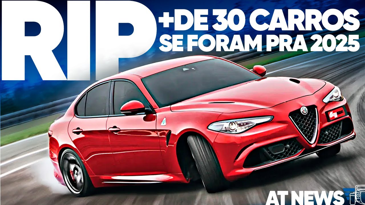 30 CARROS QUE SAIRAM DE LINHA PRA 2025