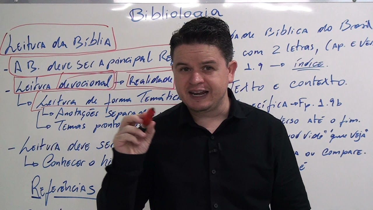 Referências Bíblicas e a Leitura diária - Bibliologia - Aula 3