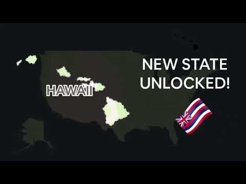 Ryan Trahan “New State Unlocked” (Hawaii) 50 States in 50 Days.