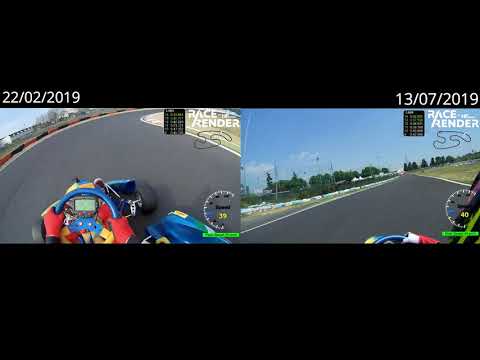 Best lap comparison | Big Kart Rozzano | Kart 100