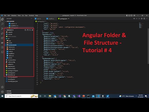 Folder Structure Of Angular Applicationnode Module Src E2e Package Json Angular Json Part 4