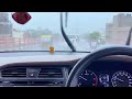 Rain Romantic Mashup ️ I20 Sports Rain Driving Nihit Vlogs