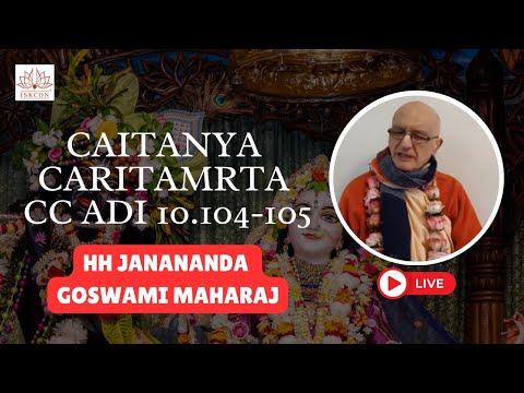 ISKCON Paris | HH Janananda Goswami | CC Adi 10.104-105