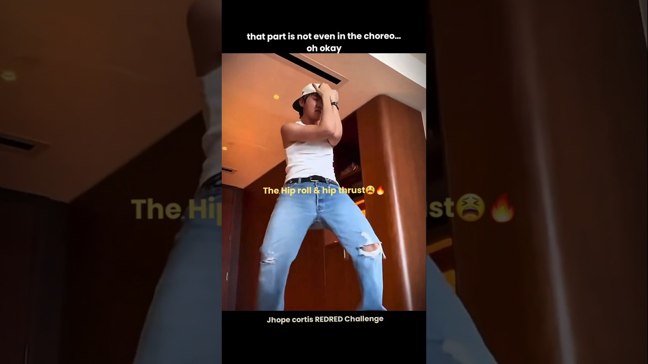 JUNG HOSEOK 🔥that part is not even in the choreo😫| jhope REDRED Cortis dance tiktok#jhope#cortis#bts