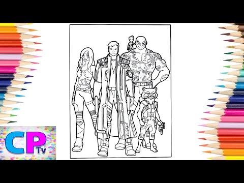 The Guardians of the Galaxy Coloring Pages/Marin Hoxha & Caravn - Eternal [NCS Release]