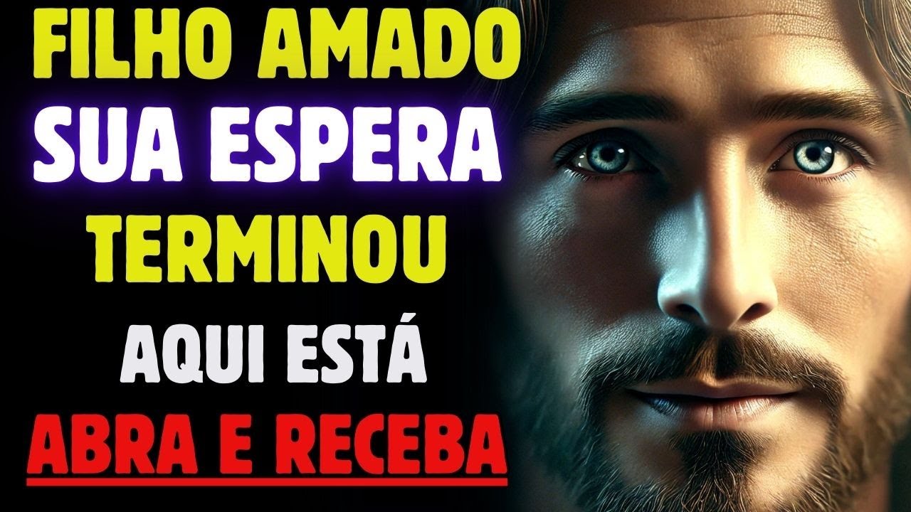 DEUS DIZ: A ESPERA TERMINOU, CONFIRME SEU MILAGRES HOJE