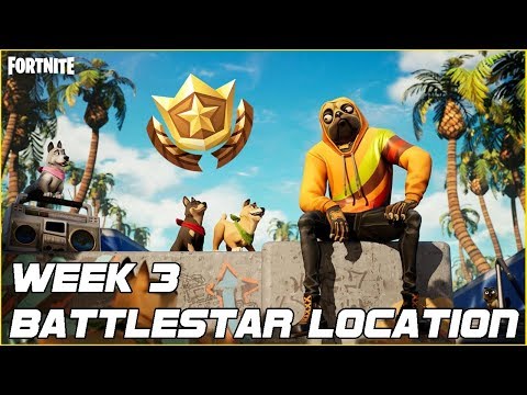 WEEK 3 SECRET BATTLE STAR LOCATION - FORTNITE BATTLE ROYALE
