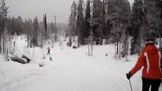 preview picture of video 'XC Skiing in Lapland'