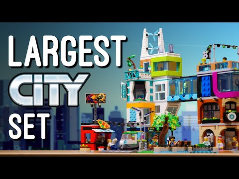 The Largest LEGO City Set Ever - Downtown!
