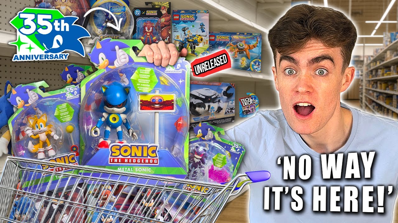 Sonic Merch Hunt! - We Found More UNRELEASED Sonic Figures!