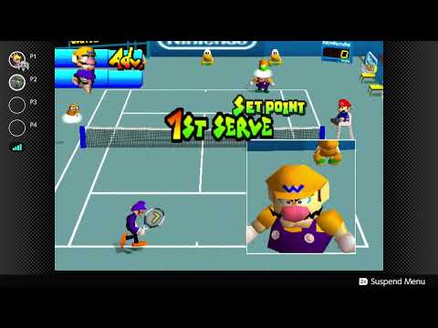 Mario Tennis 64 match #2 09-23-2023 MJISFLY VS⭐️ANGELO⭐️(Nintendo Switch OLED)