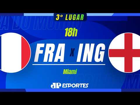 França x Inglaterra – AO VIVO – 18/07/2026 – Copa do Mundo