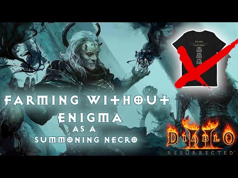 Farming Without Enigma | Summoning Necro | Best Paths to find best gear | Diablo 2 Resurrected
