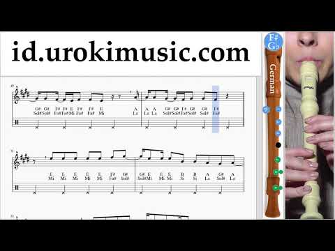 Belajar Suling Recorder (G.) Luis Fonsi, Stefflon Don - Calypso Not Tabulasi um-ih592