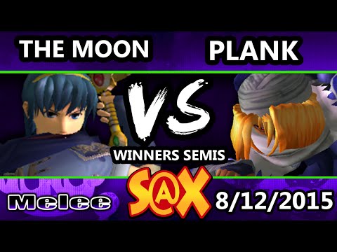 S@X - Plank (Sheik) Vs. CT | The Moon (Marth) SSBM Winners Semis - Smash Melee