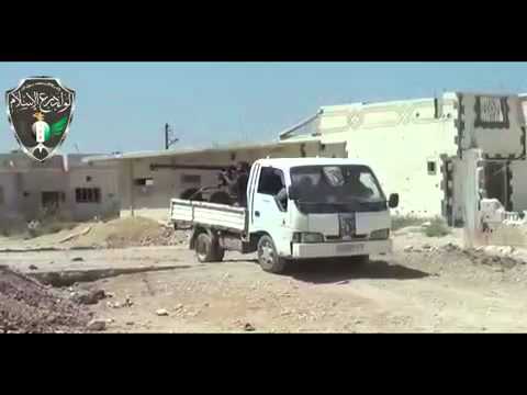 استهداف قوات النظام من قبل لواء درع الإسلام في بلدة الدير سلمان في محافظة دمشق